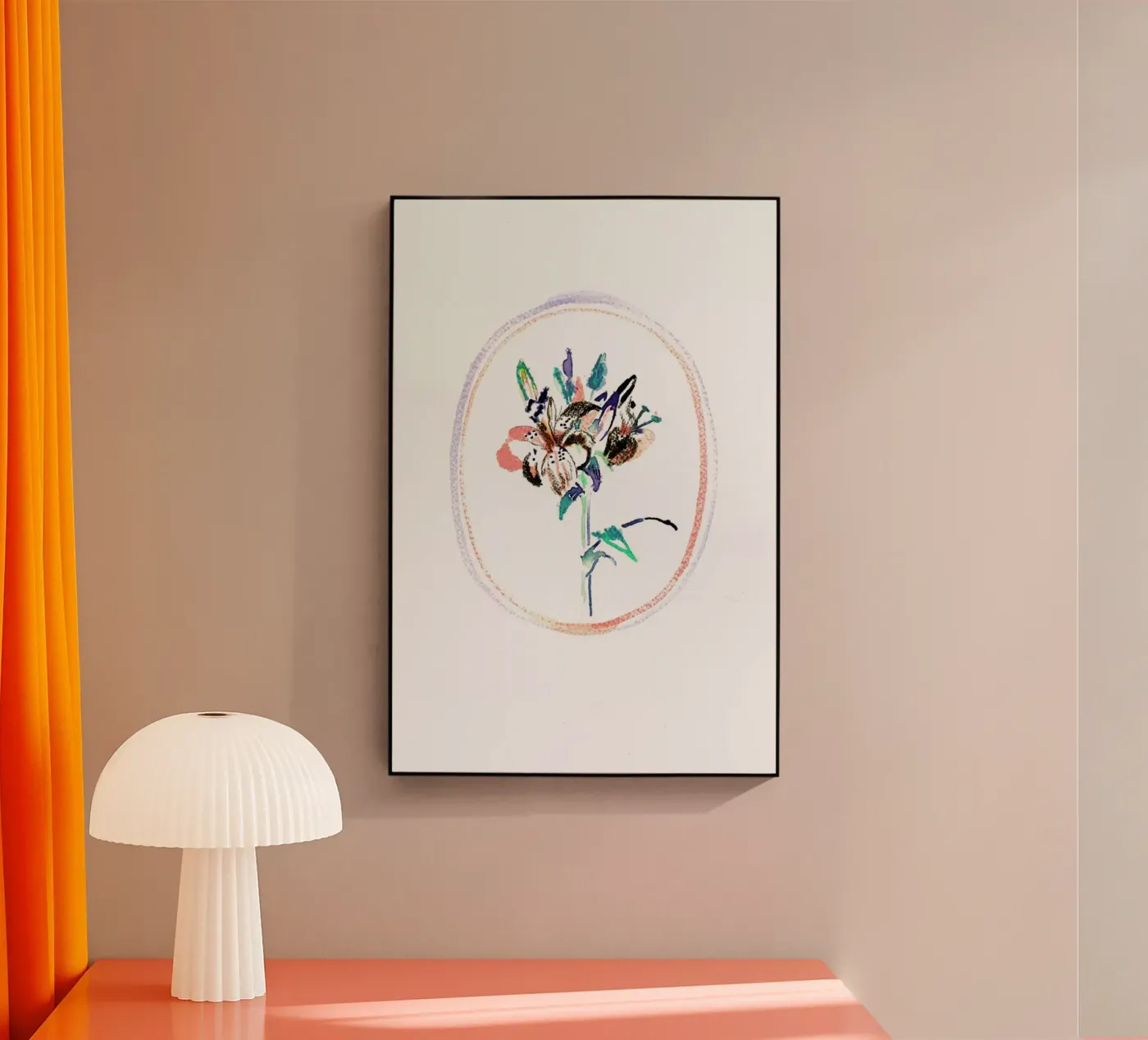 Flora Acryl-Glas von Céleste Hollak