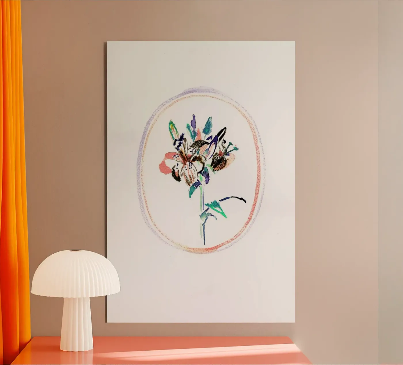 Flora alluminio dibond da Céleste Hollak