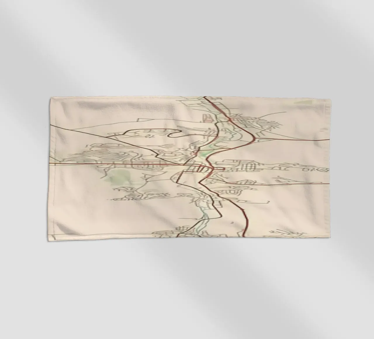 Heidenheim DE beach towel by Jacob W MICKELSON