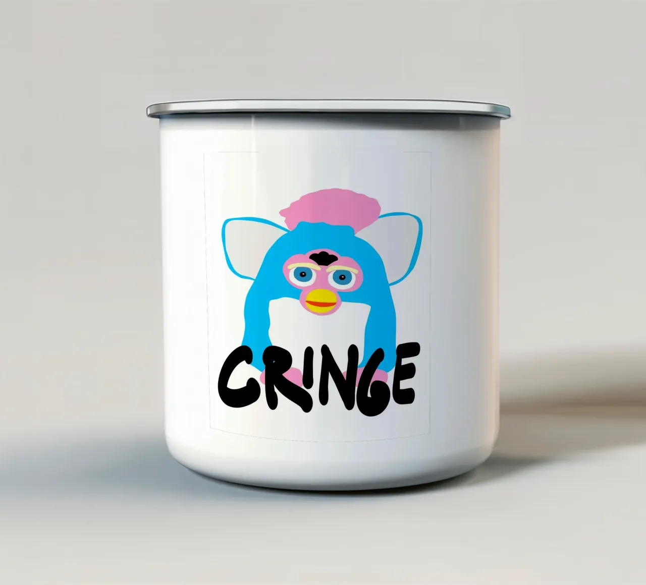 Cringe tazza in smalto da Limo und Mo