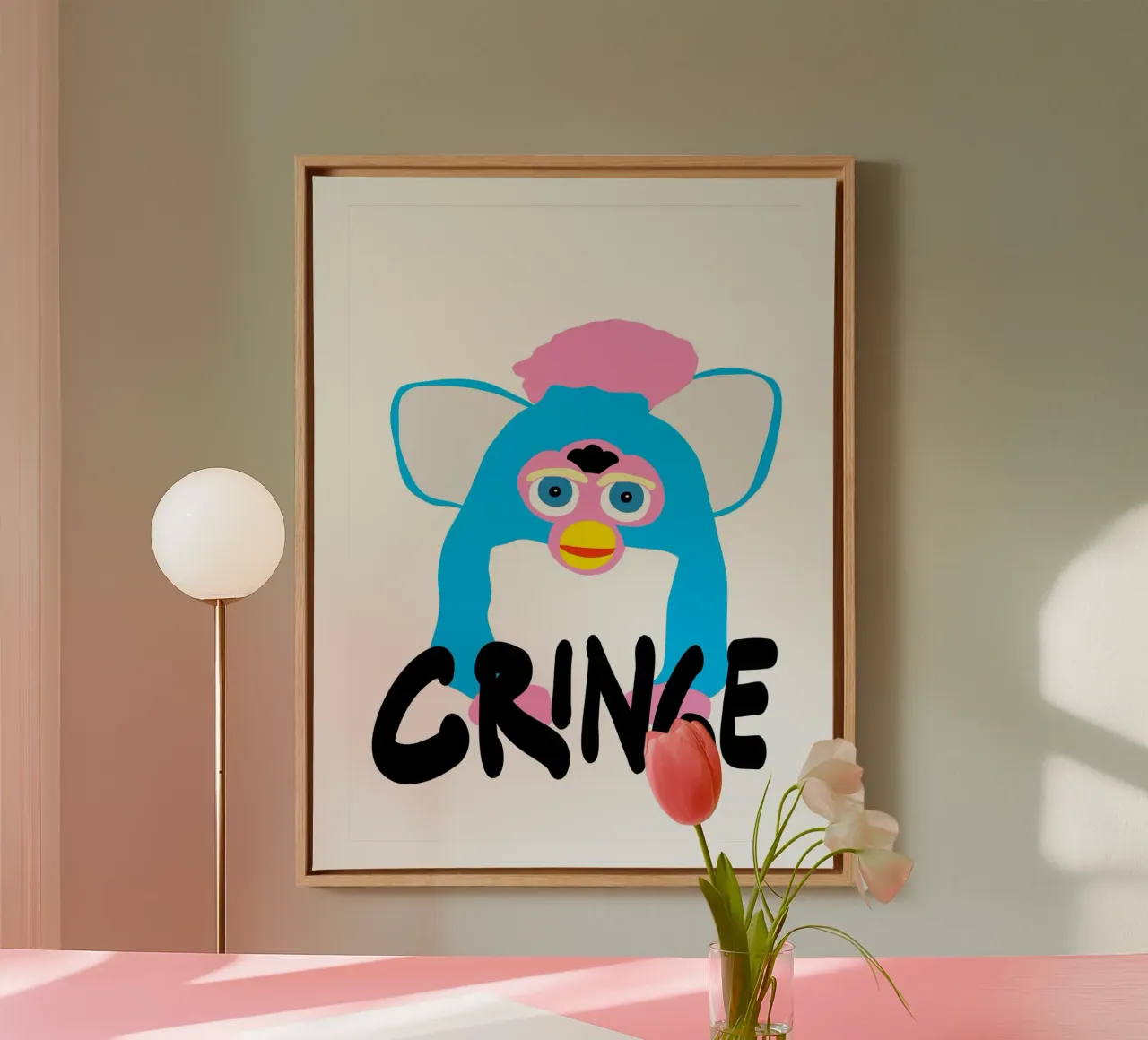 Cringe tela con Cornice a cassetta da Limo und Mo