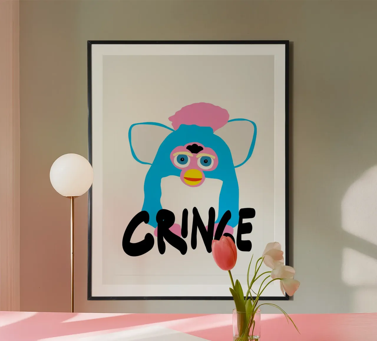 Cringe poster con telaio in legno da Limo und Mo