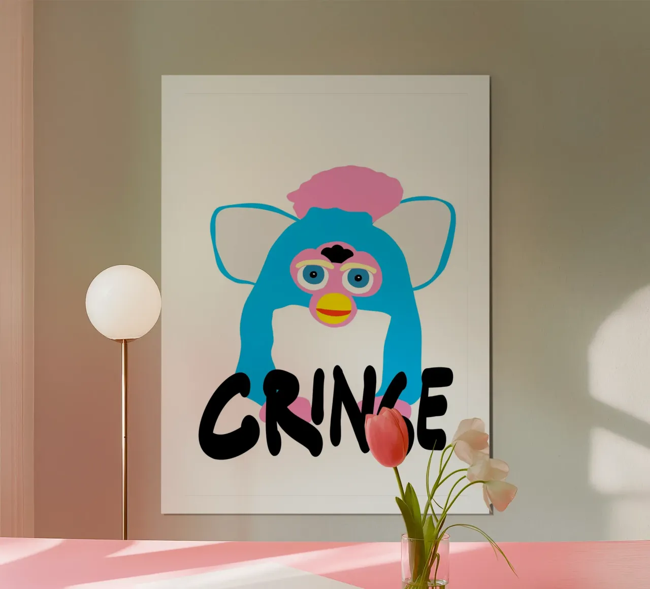 Cringe poster con telaio in legno da Limo und Mo