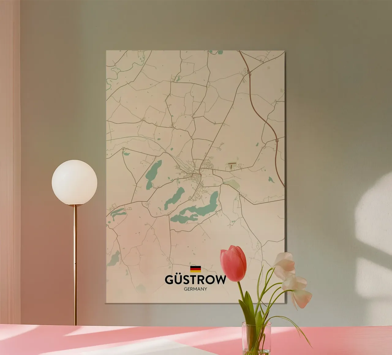 Gustrow DE poster da Jacob W MICKELSON