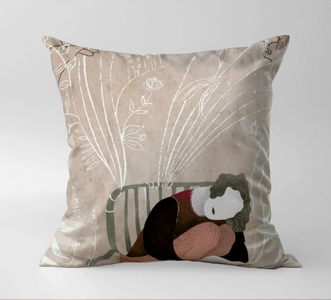 Green Chair coussin de Amalia Restrepo