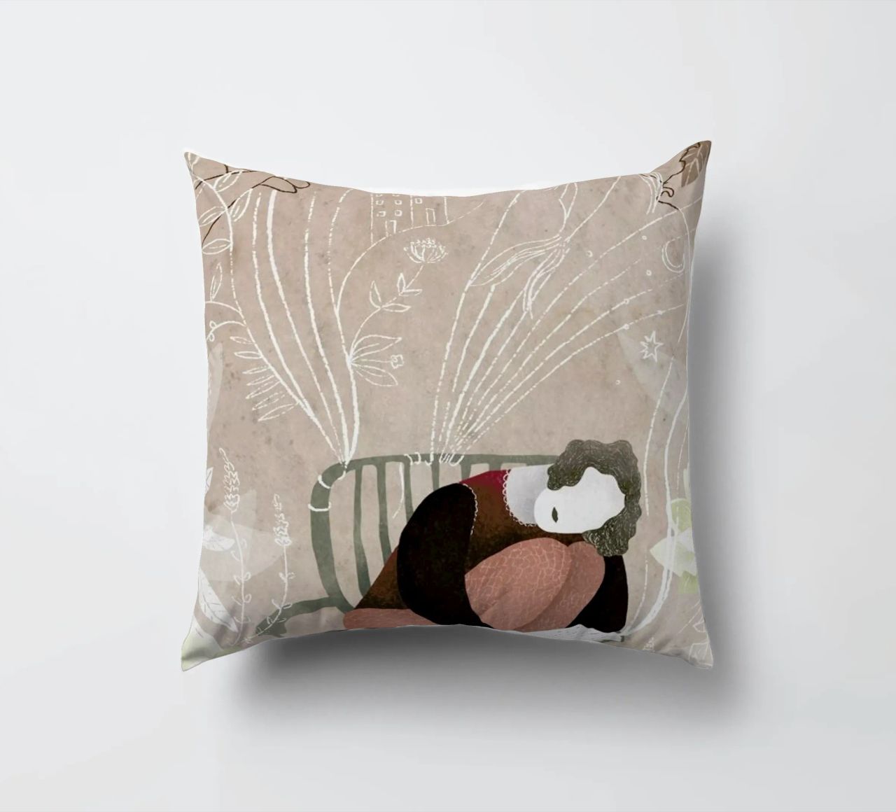 Green Chair coussin de Amalia Restrepo