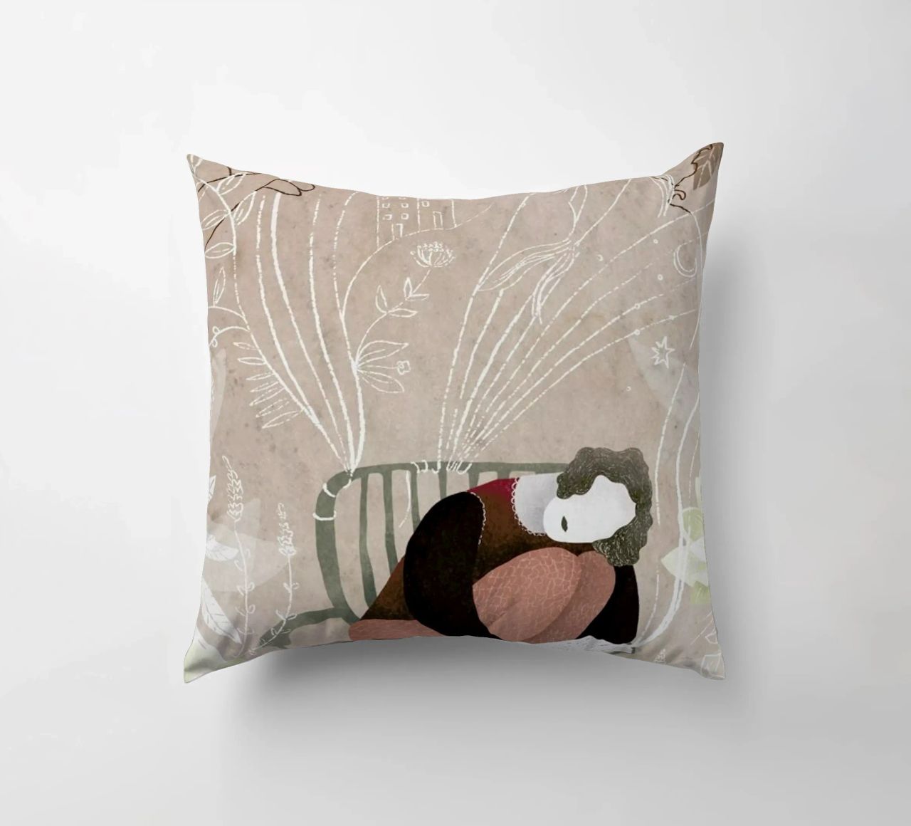 Green Chair coussin de Amalia Restrepo
