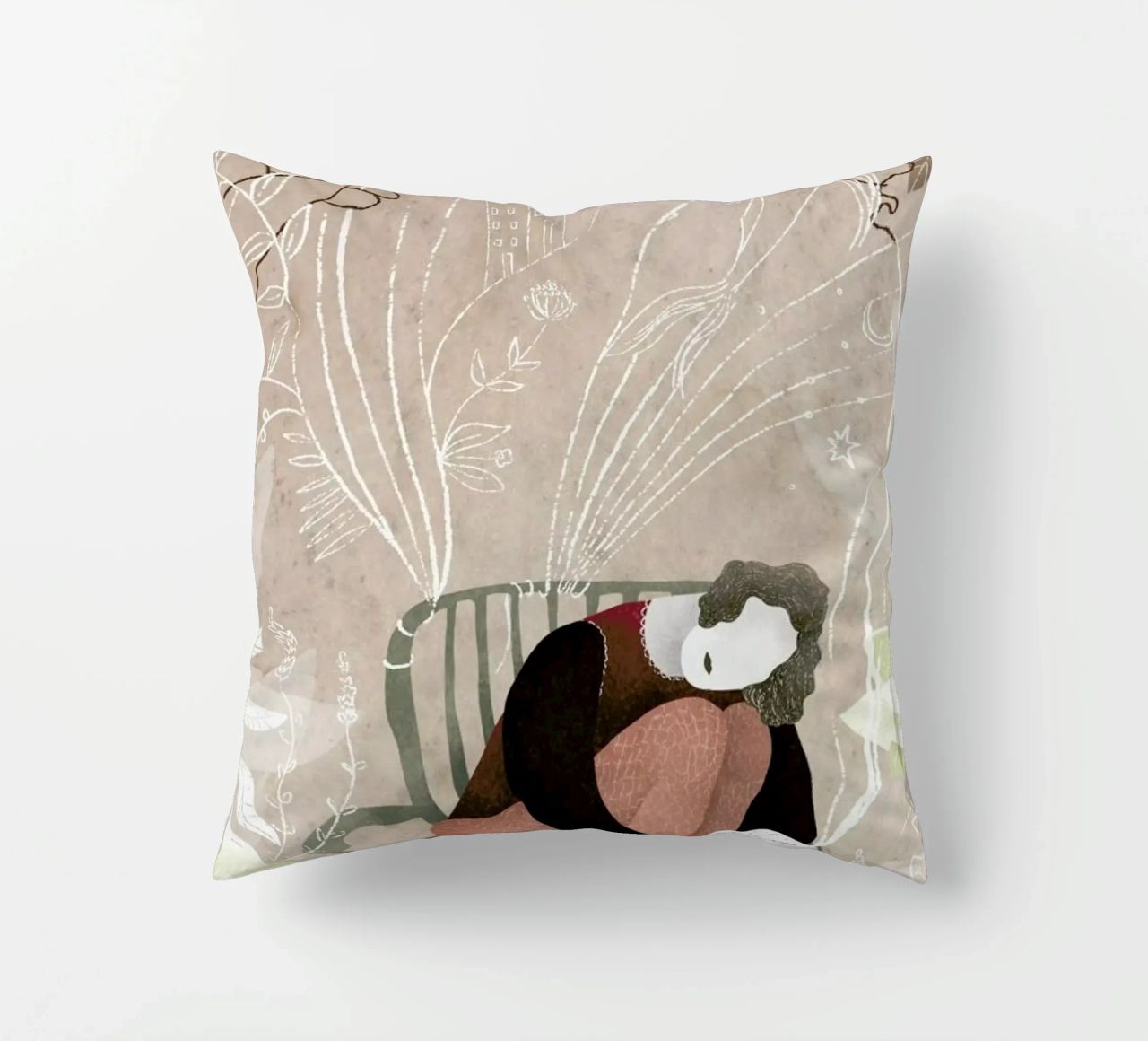 Green Chair coussin de Amalia Restrepo