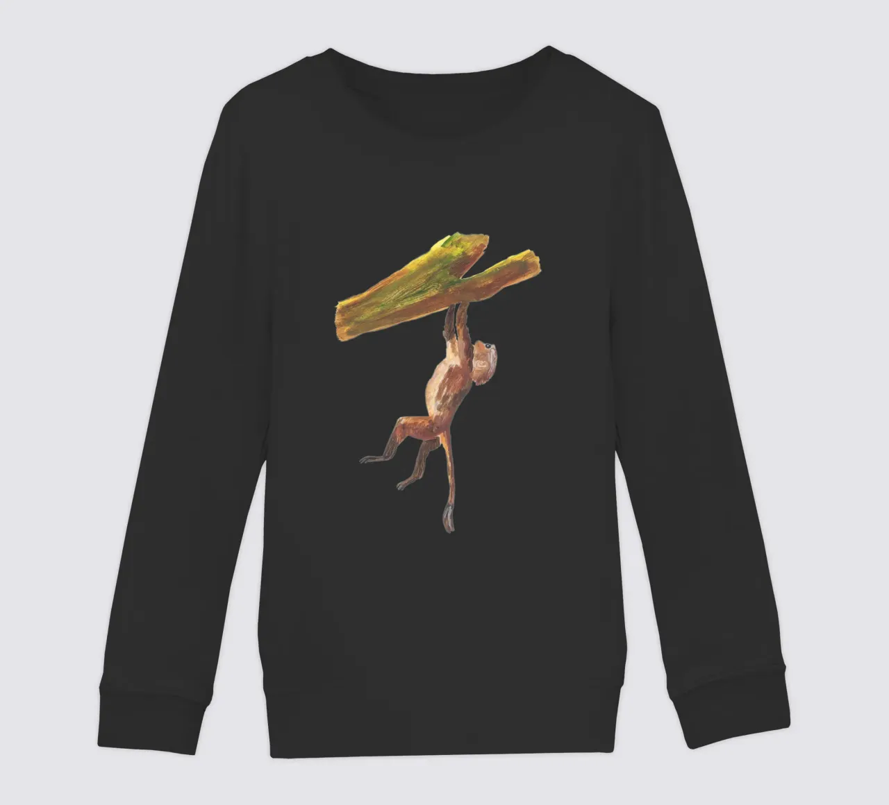 Monkey in the tree felpa bambino da Femke Zwaan