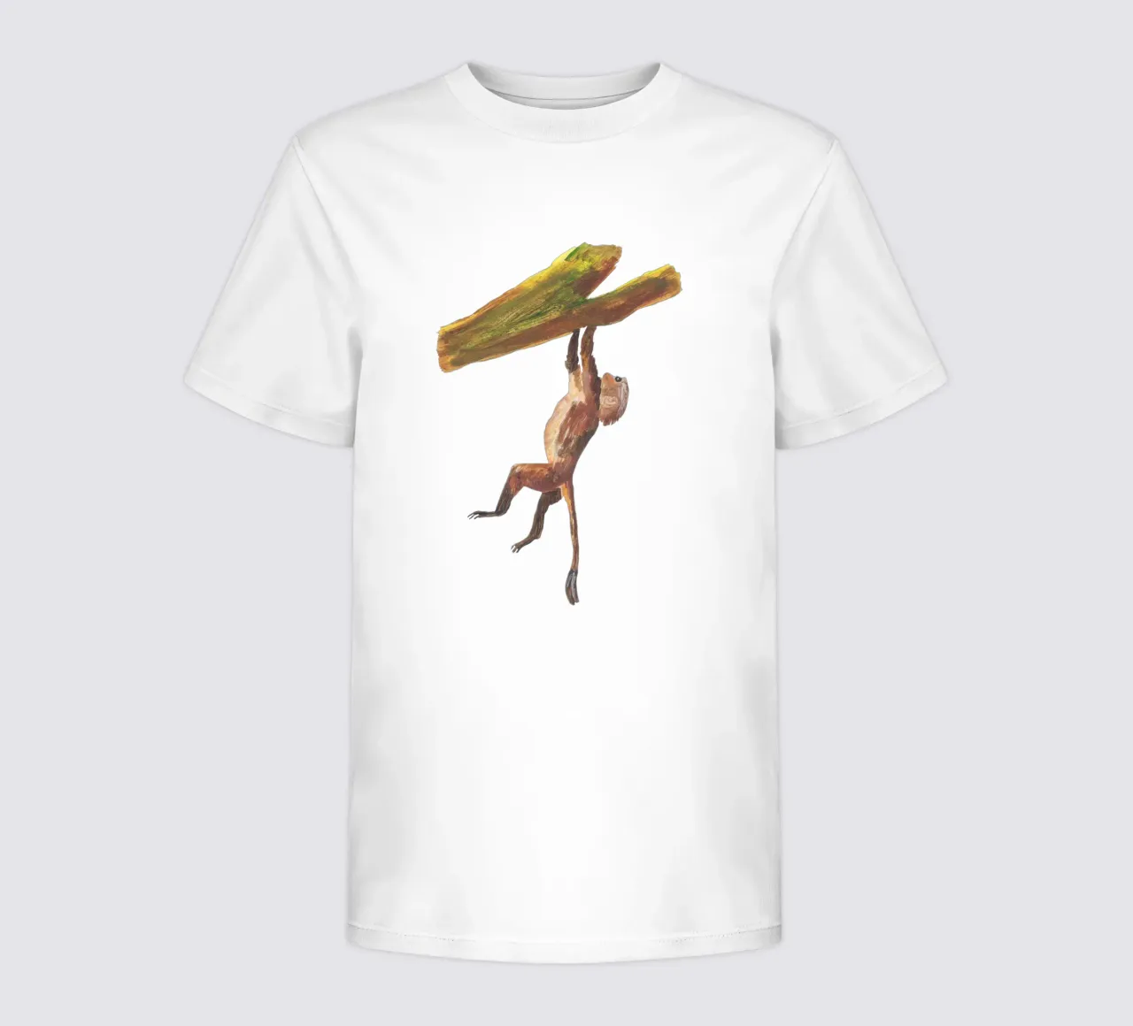 Monkey in the tree t-shirt bambini da Femke Zwaan
