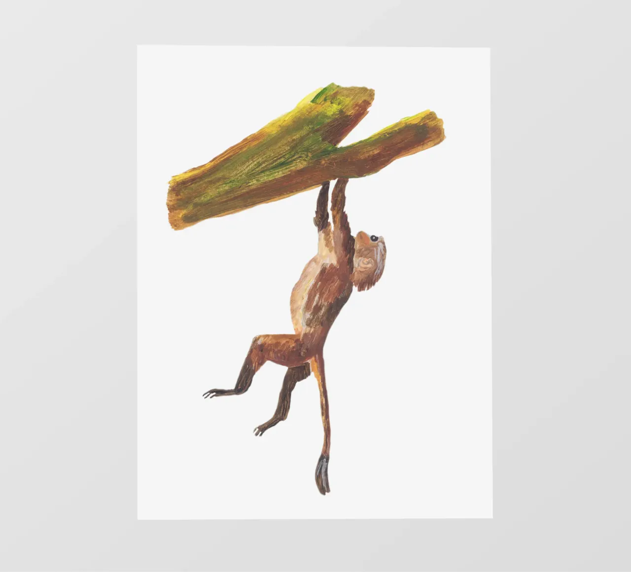 Monkey in the tree telo in pvc da Femke Zwaan