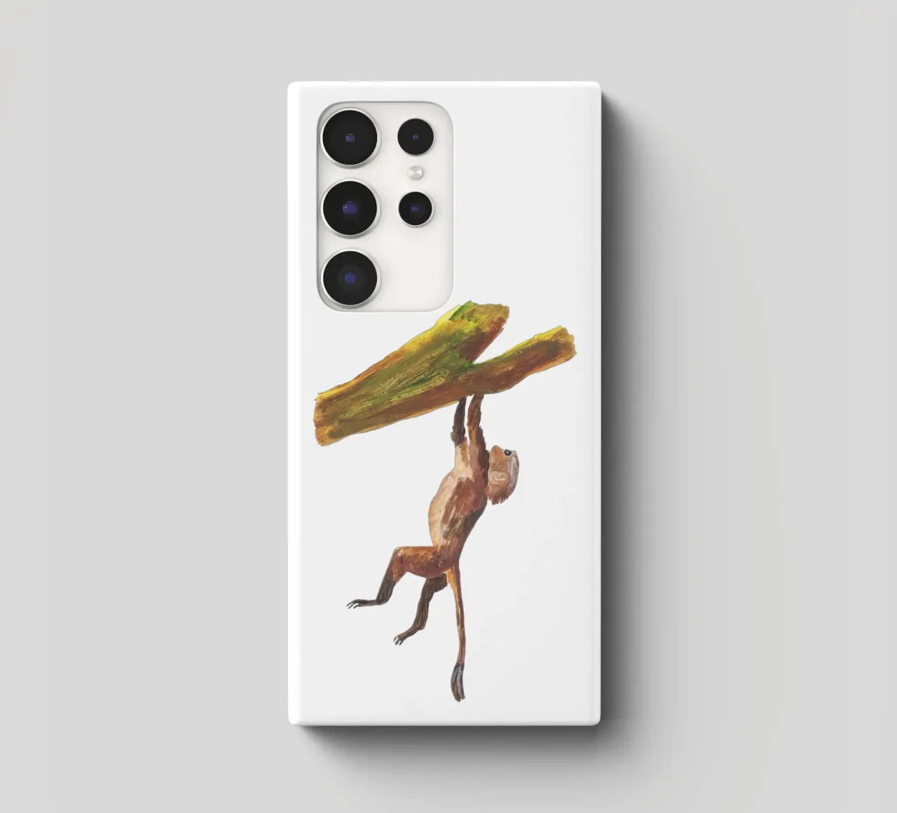 Monkey in the tree cover samsung da Femke Zwaan