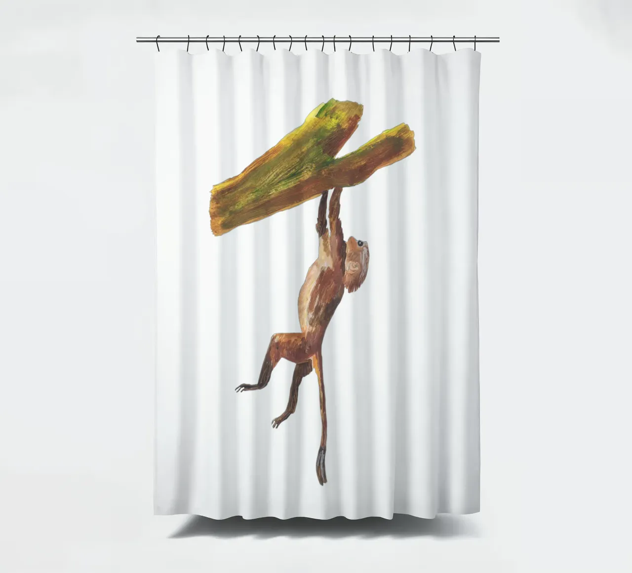 Monkey in the tree tenda da doccia da Femke Zwaan