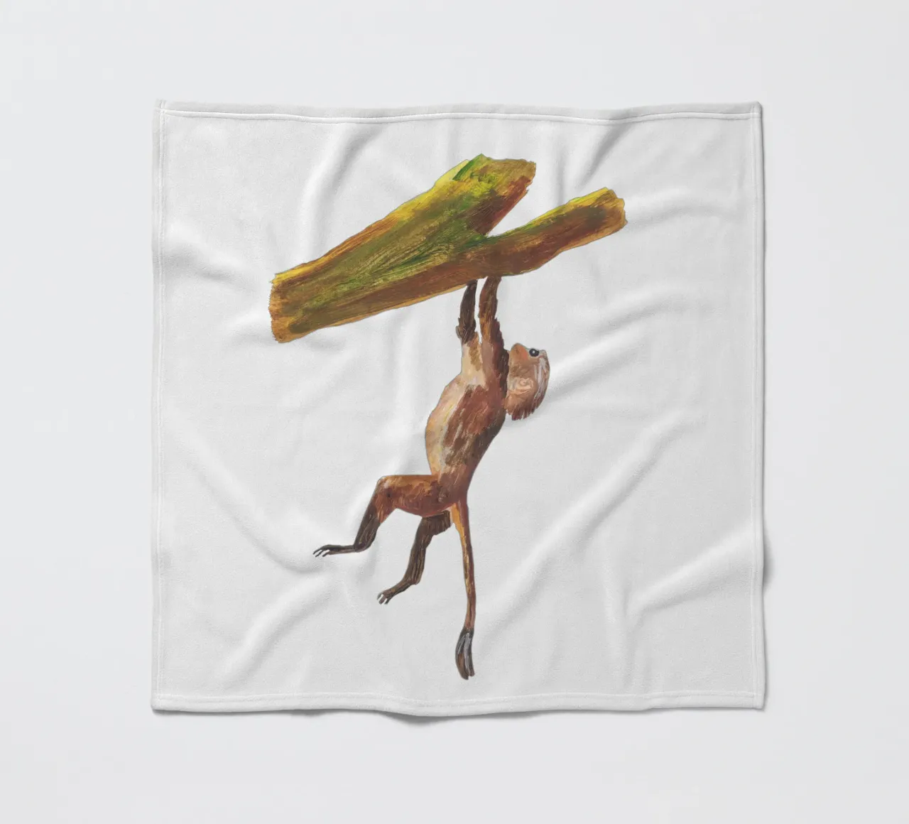 Monkey in the tree coperta in pile da Femke Zwaan