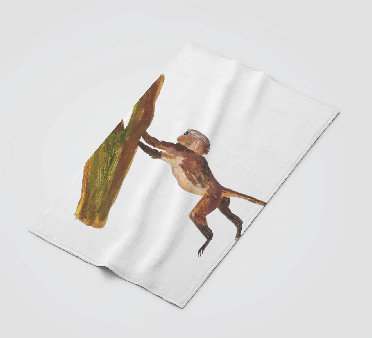 Monkey in the tree coperta in pile da Femke Zwaan