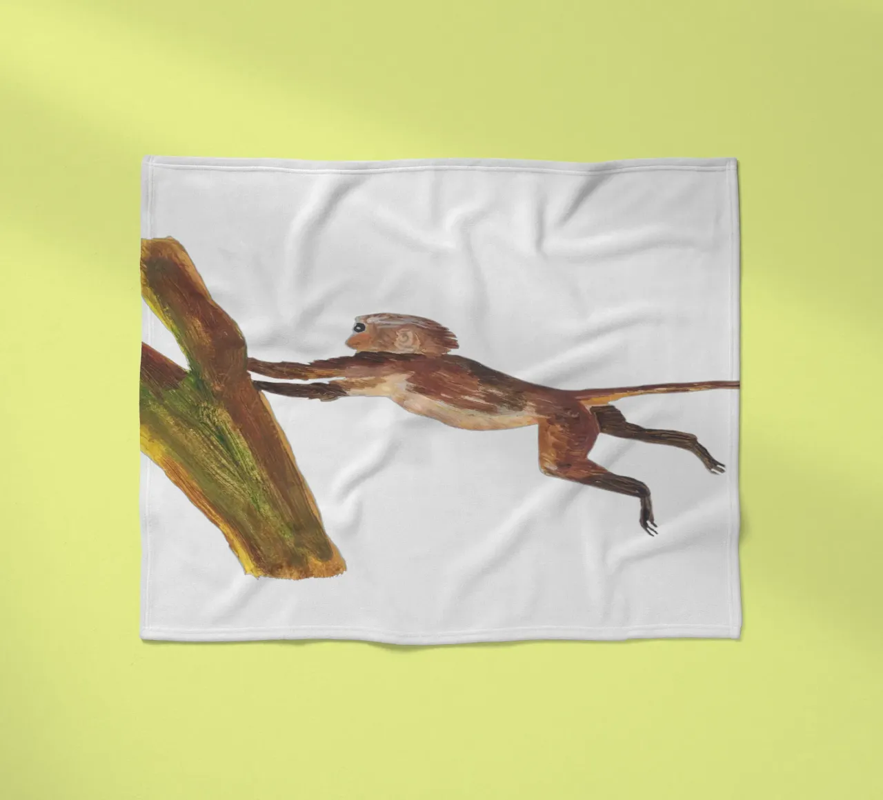 Monkey in the tree coperta in pile da Femke Zwaan