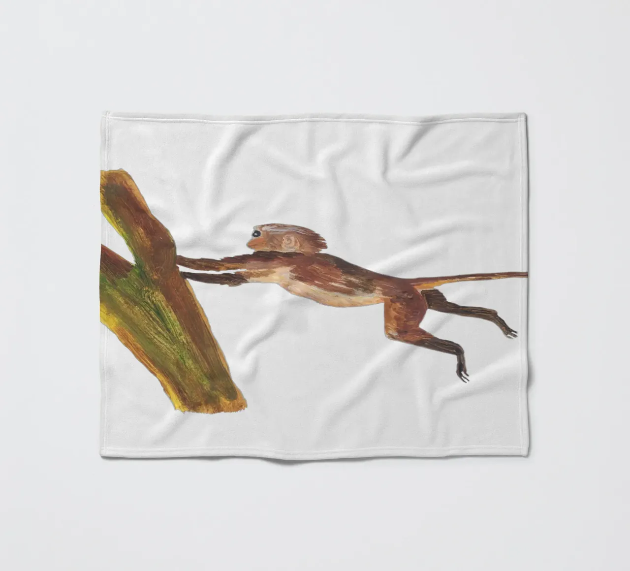 Monkey in the tree coperta in pile da Femke Zwaan