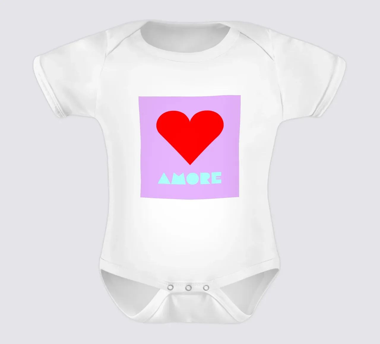 Amore body neonato maniche corte da Limo und Mo