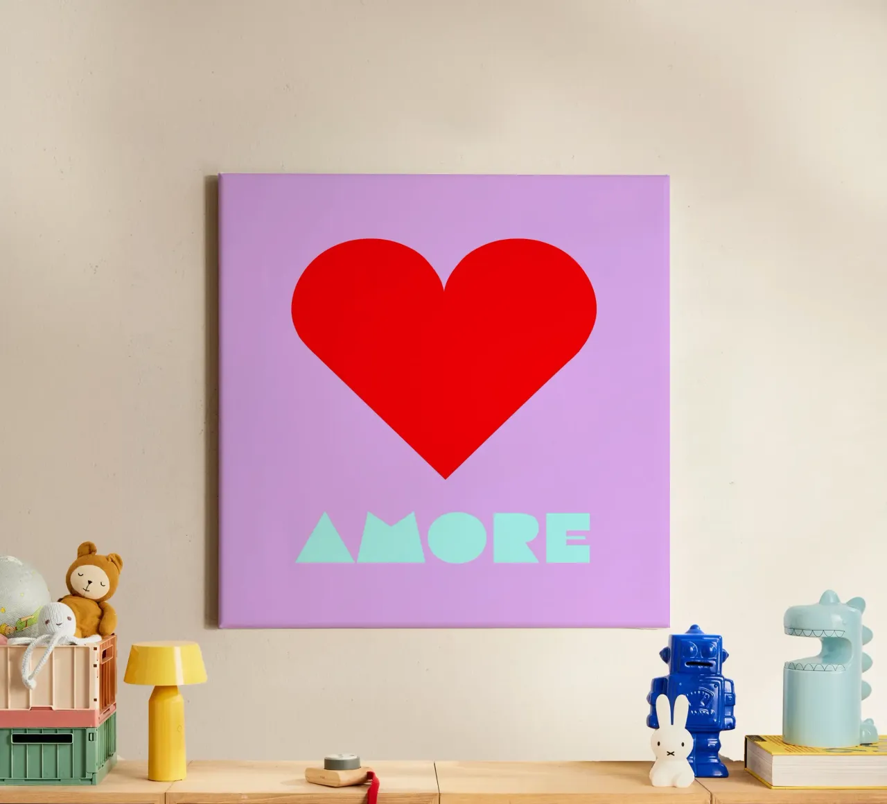 Amore tela con Cornice a cassetta da Limo und Mo