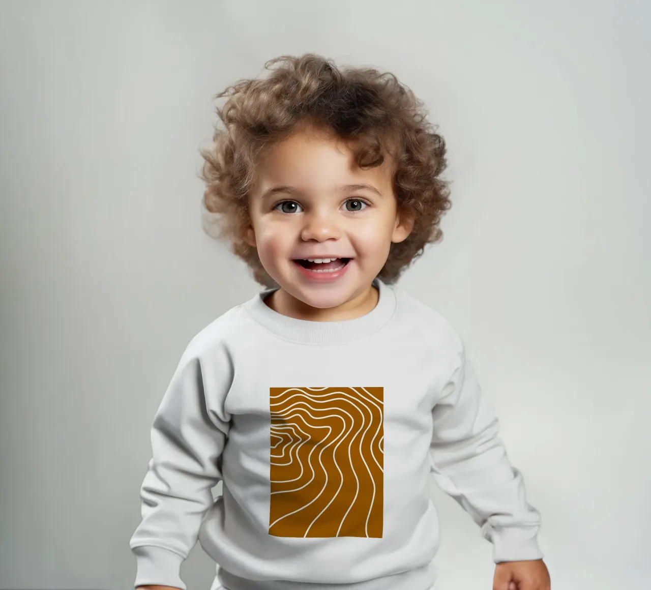 Minimalist White Lines baby sweatshirt by MODERN NUANCE