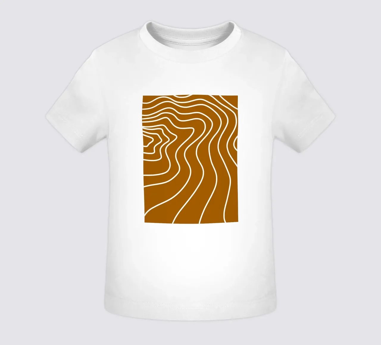 Linee bianche minimaliste maglietta neonato da MODERN NUANCE