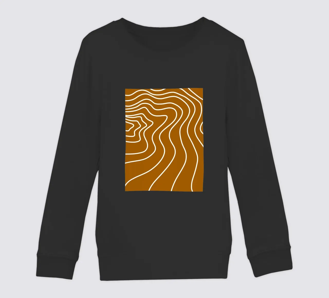 Linee bianche minimaliste felpa bambino da MODERN NUANCE