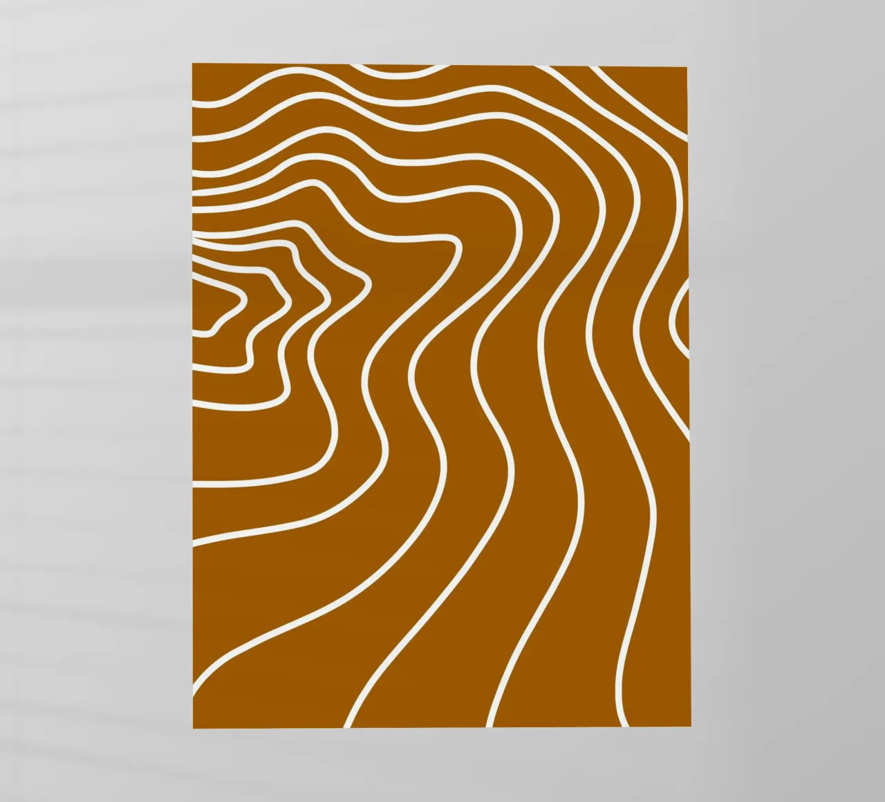 Linee bianche minimaliste pellicola backlit da MODERN NUANCE