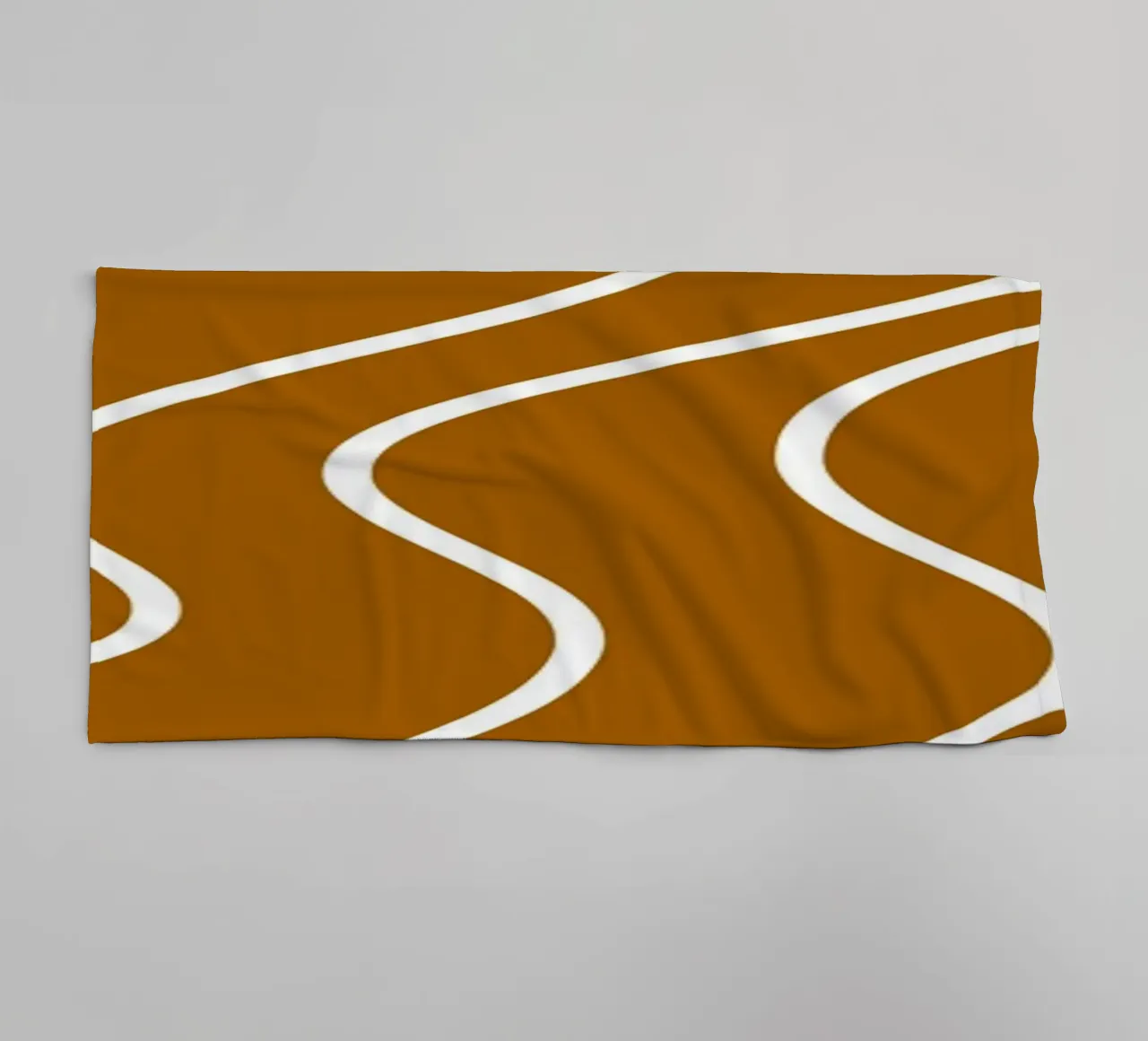 Linee bianche minimaliste asciugamano da bagno da MODERN NUANCE