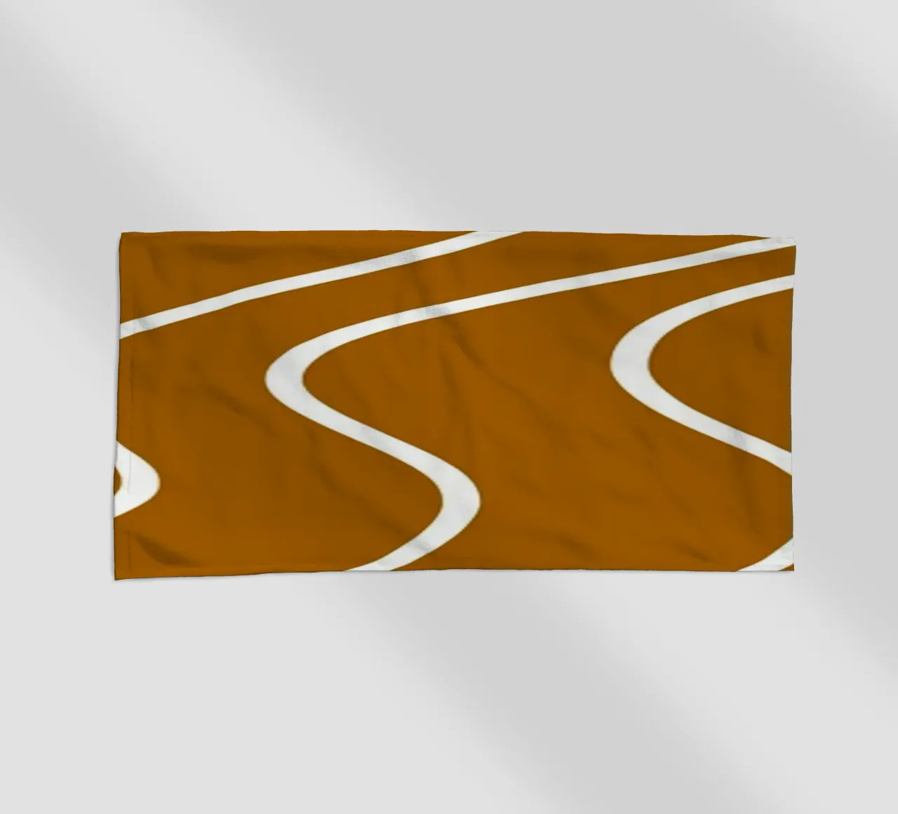 Linee bianche minimaliste telo mare da MODERN NUANCE