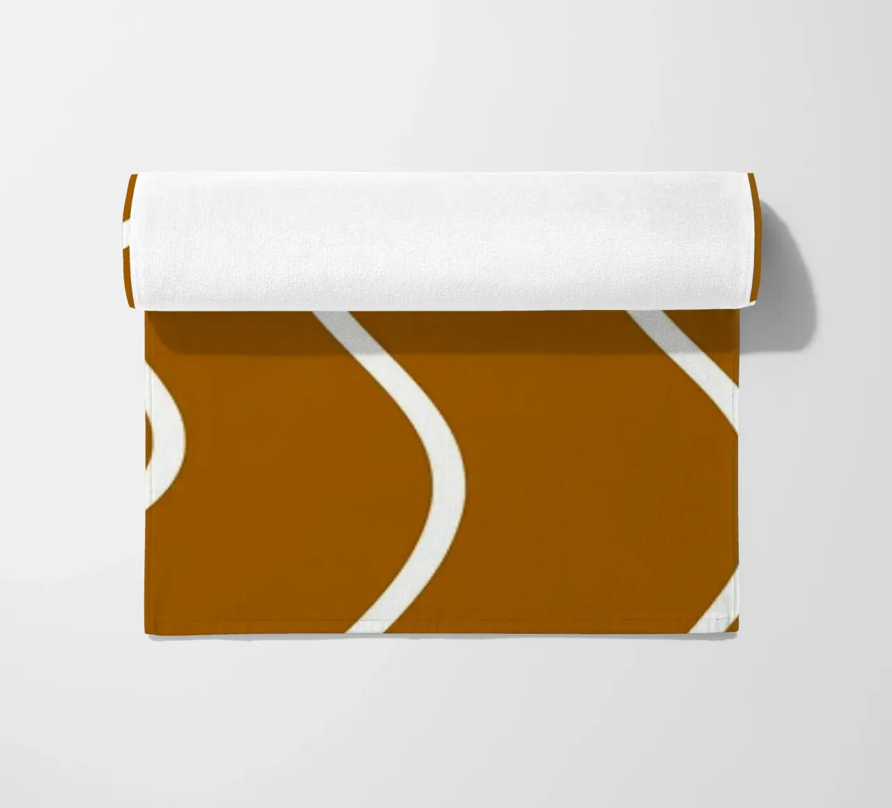 Linee bianche minimaliste telo mare da MODERN NUANCE