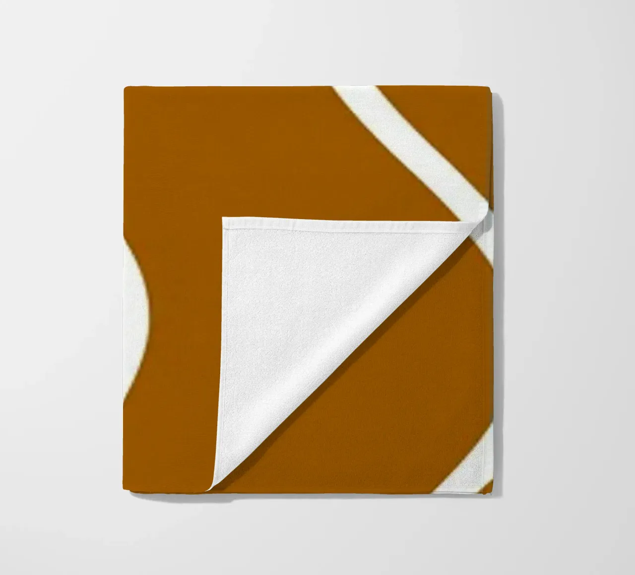 Linee bianche minimaliste telo mare da MODERN NUANCE