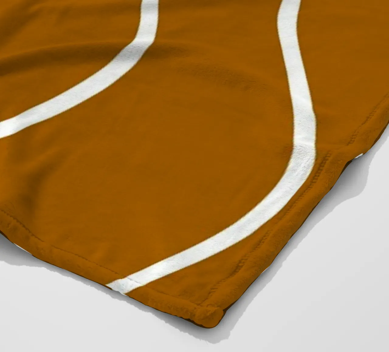 Linee bianche minimaliste coperta in pile da MODERN NUANCE