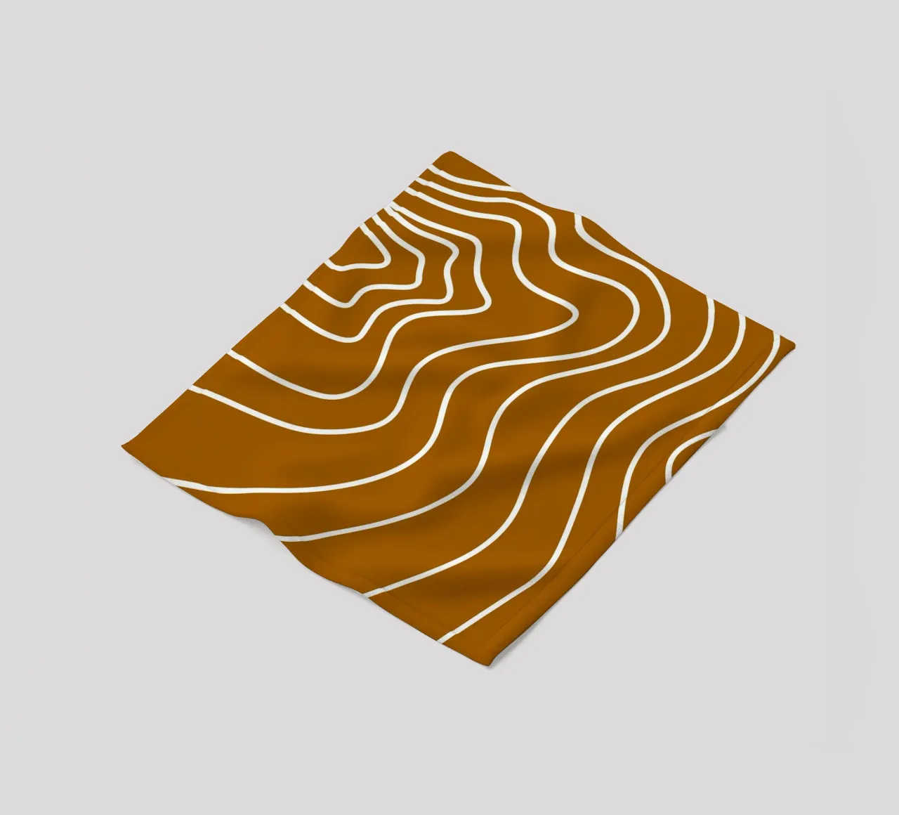 Linee bianche minimaliste coperta in pile da MODERN NUANCE