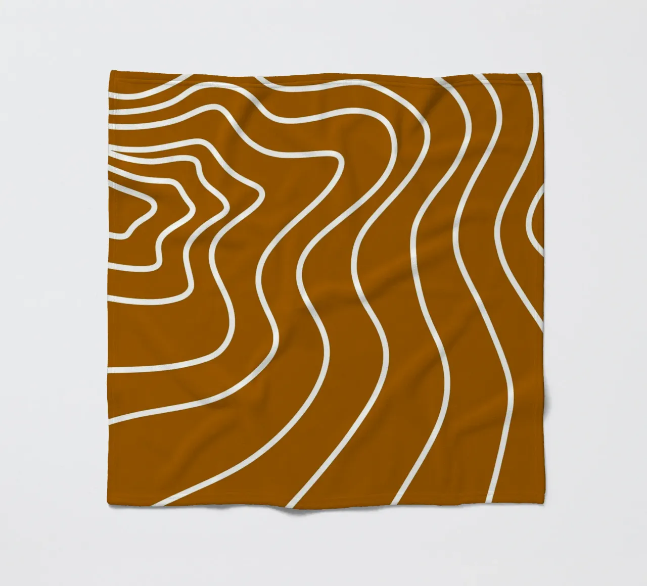 Linee bianche minimaliste coperta in pile da MODERN NUANCE