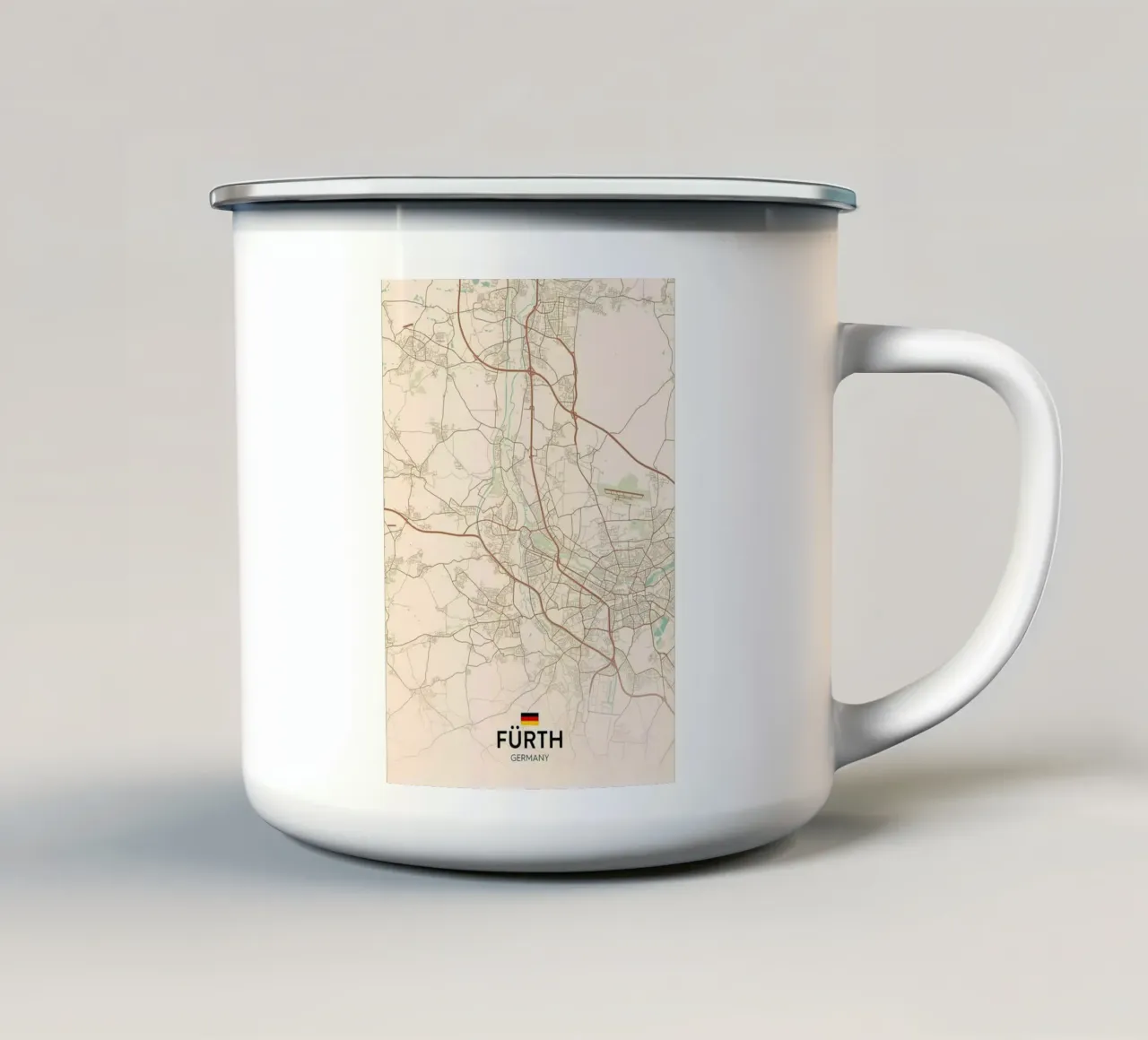 Furth DE tazza in smalto da Jacob W MICKELSON