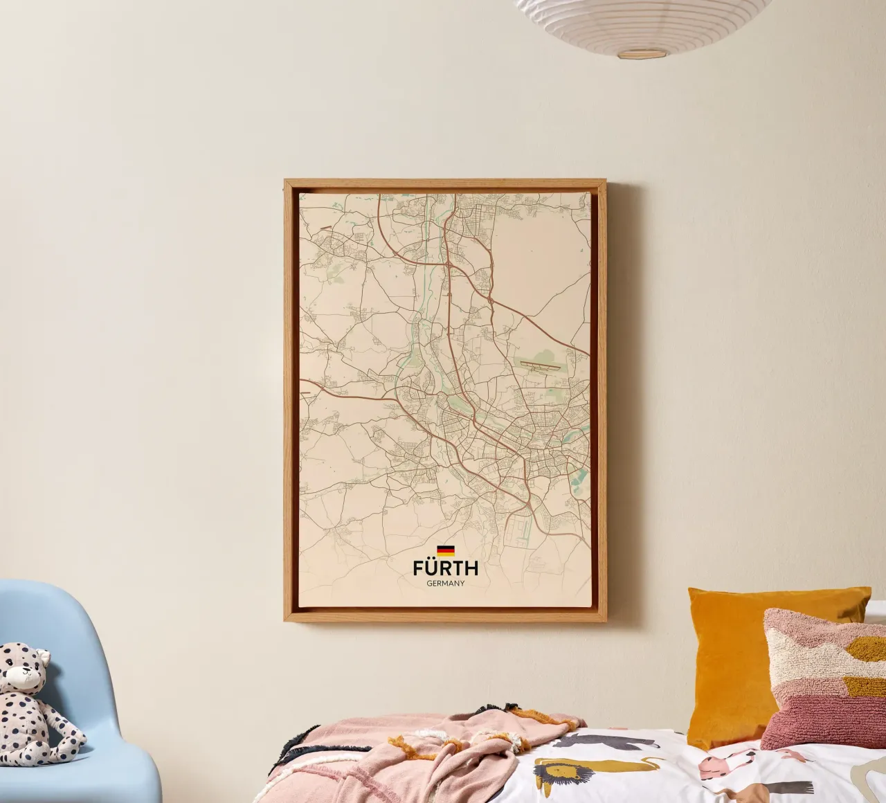 Furth DE canvas with Floater frame by Jacob W MICKELSON