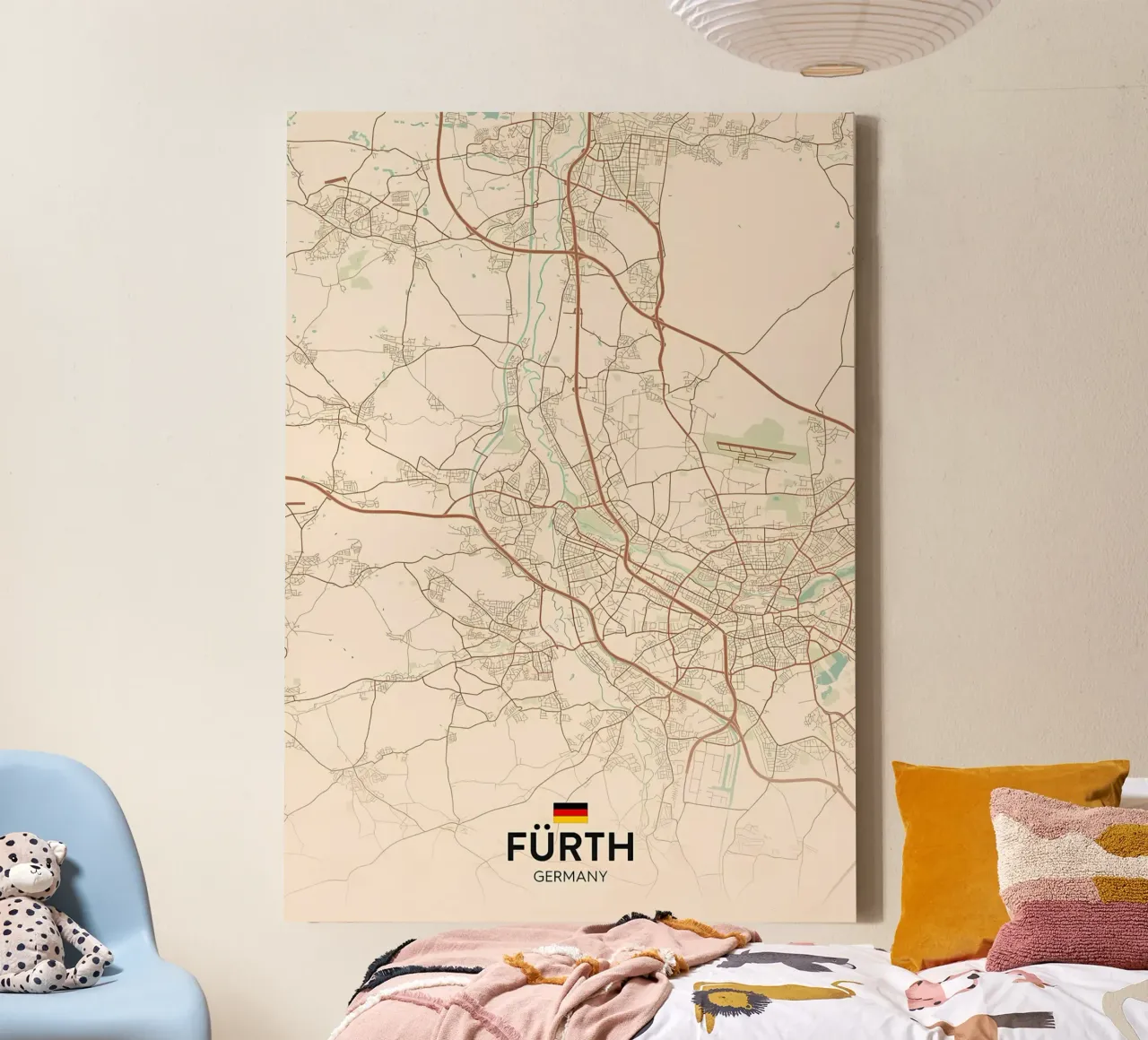 Furth DE canvas with Floater frame by Jacob W MICKELSON