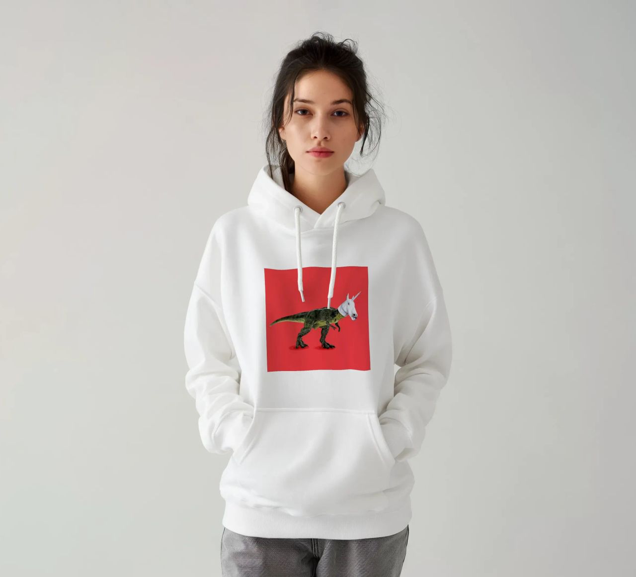 Everyone Wants to Be a Unicorn, Isn'T It? felpa con cappuccio da suckertom