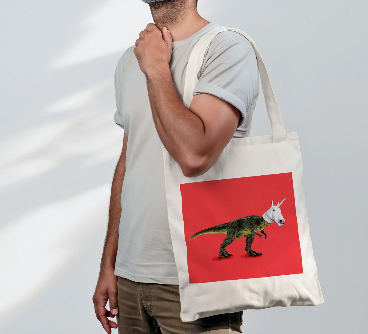Everyone Wants to Be a Unicorn, Isn'T It? borsa in juta da suckertom
