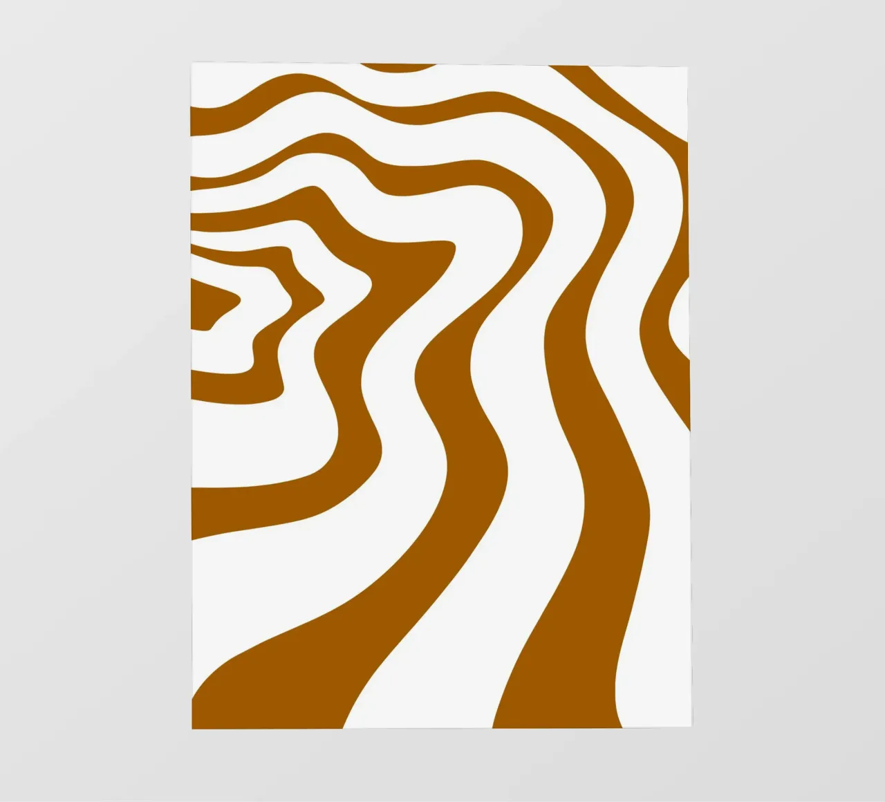 Linee d'onda minimaliste telo in pvc da MODERN NUANCE