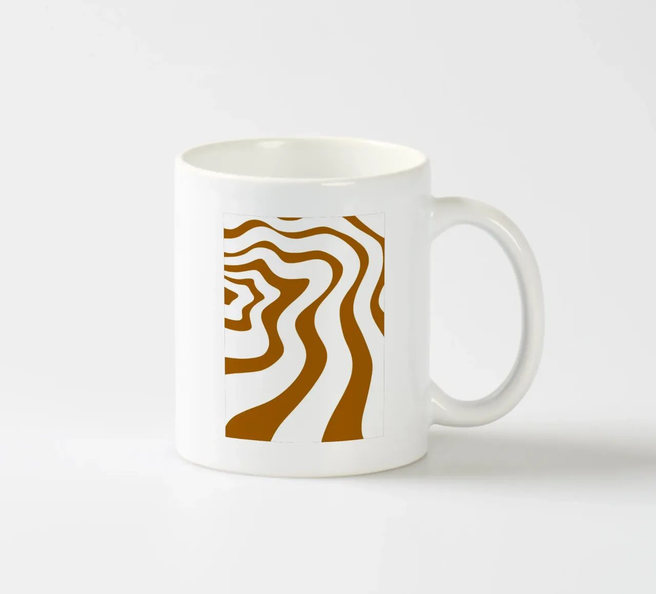 Linee d'onda minimaliste tazza in ceramica da MODERN NUANCE