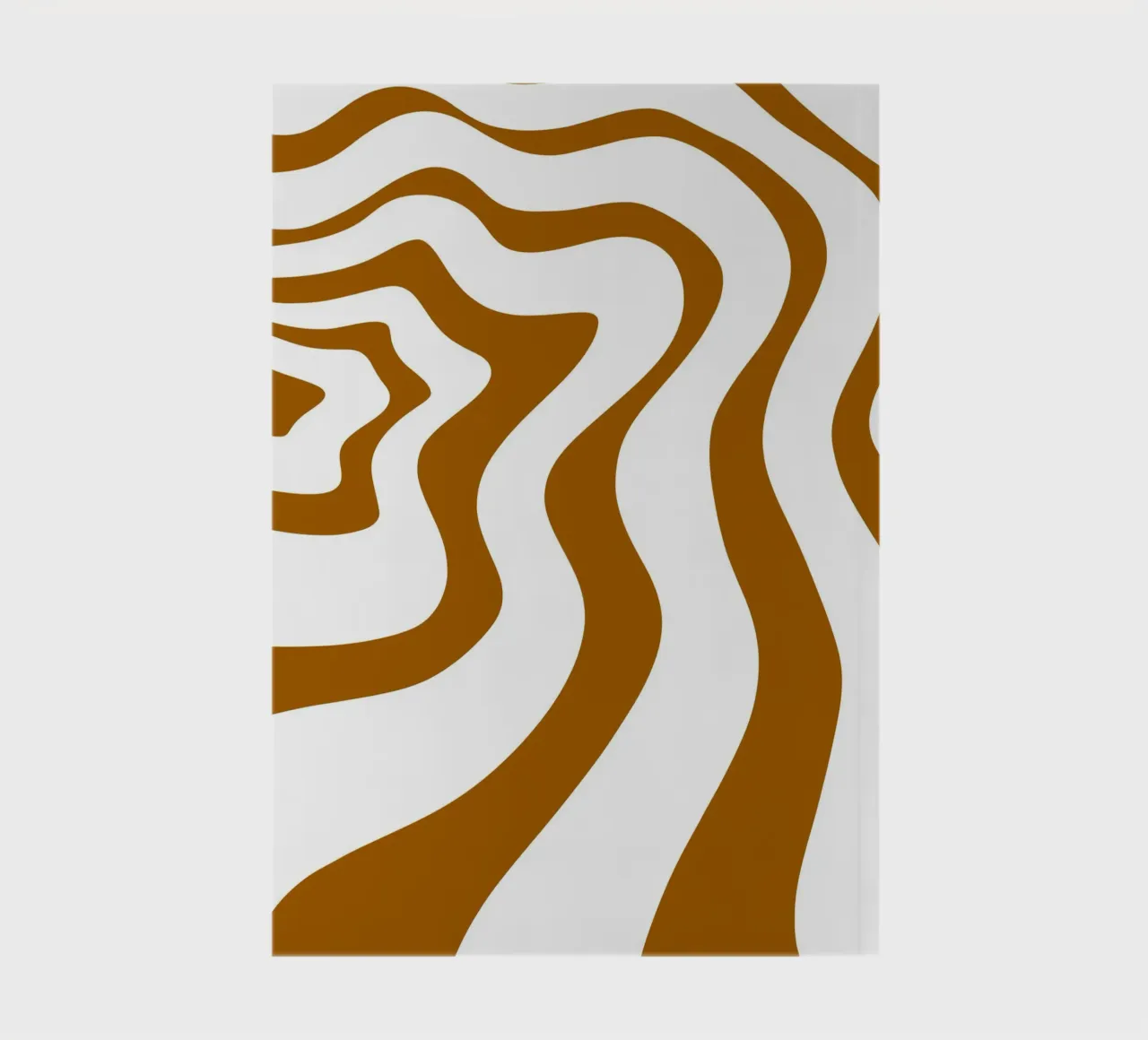 Minimalist Wave Lines notebook by MODERN NUANCE