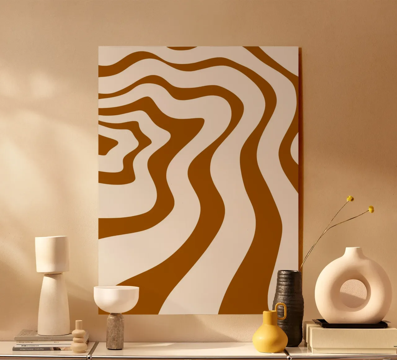 Linee d'onda minimaliste plexiglass da MODERN NUANCE
