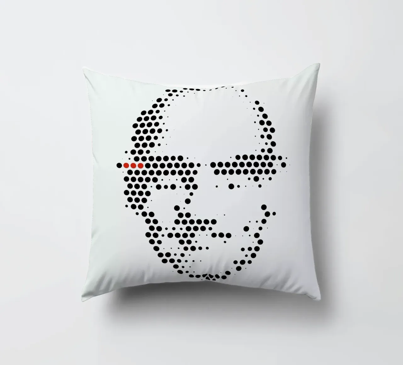 Michel Foucault in Dots Kissen von The Sound of Applause