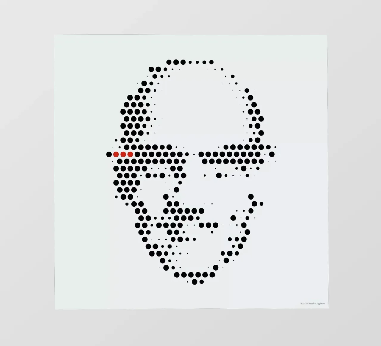 Michel Foucault in Dots pellicola backlit da The Sound of Applause