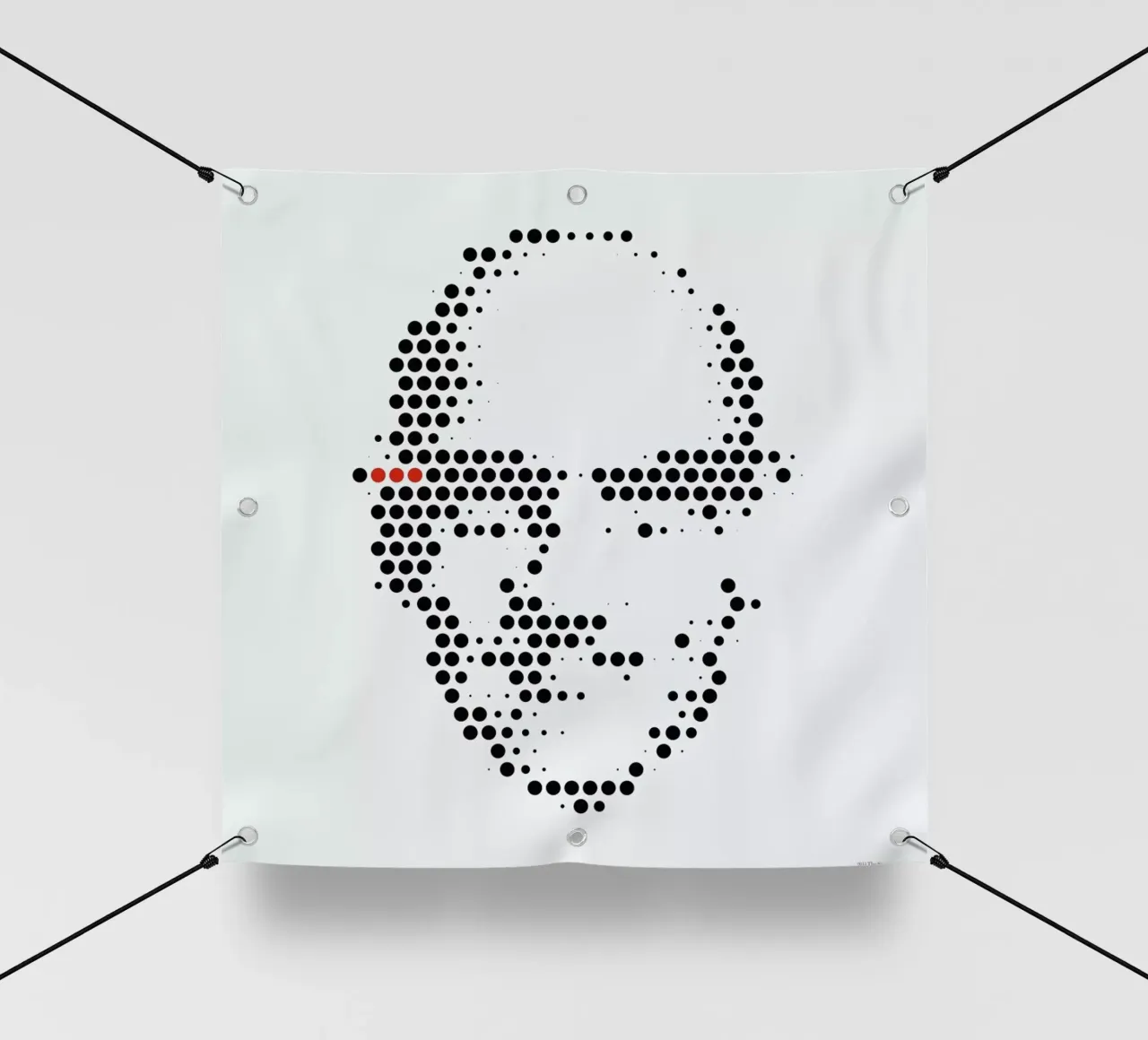 Michel Foucault in Dots telo in pvc da The Sound of Applause