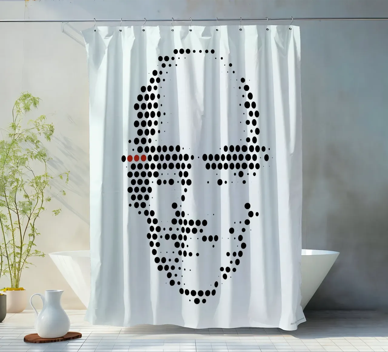 Michel Foucault in Dots tenda da doccia da The Sound of Applause