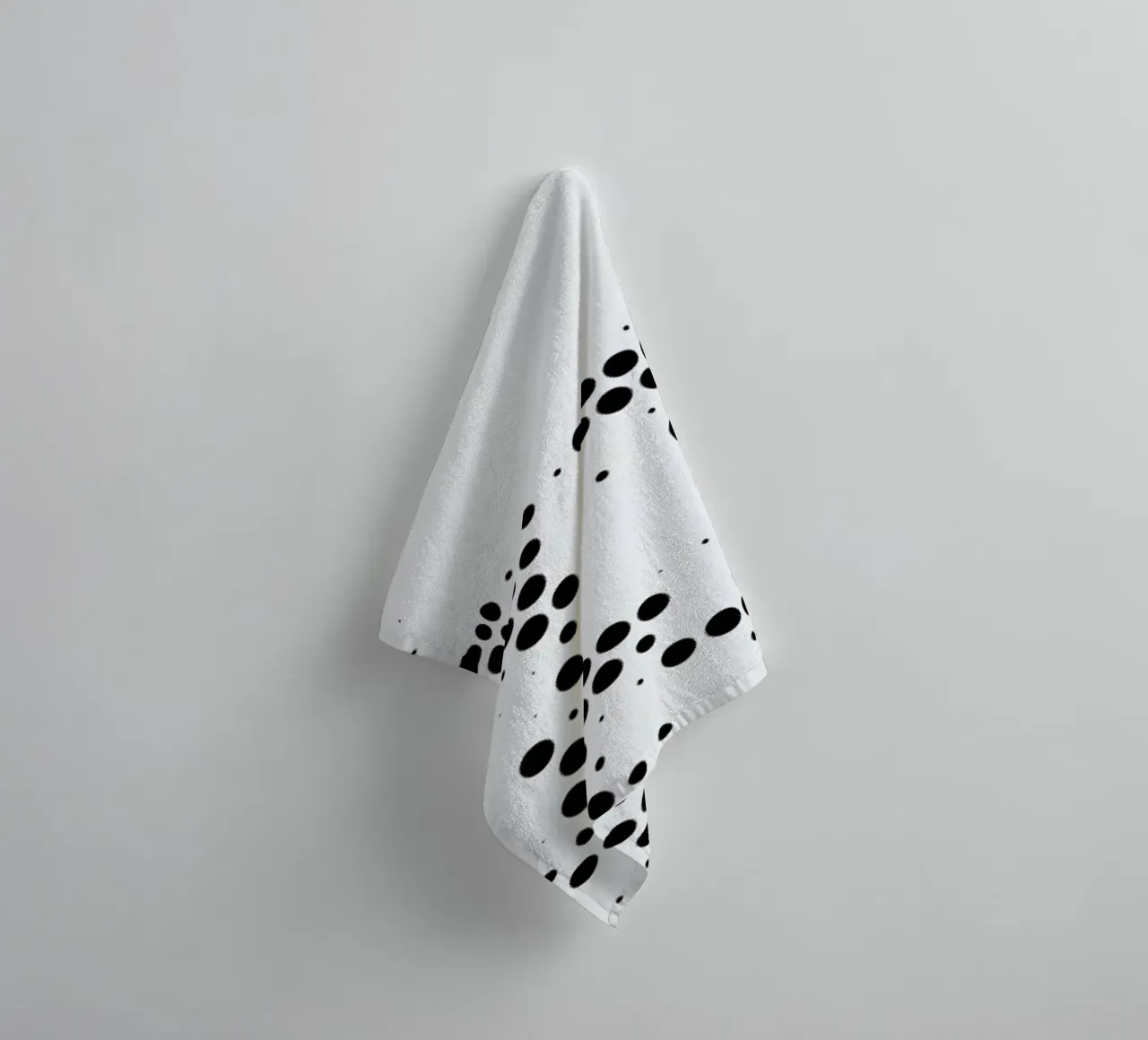 Michel Foucault in Dots asciugamano da bagno da The Sound of Applause