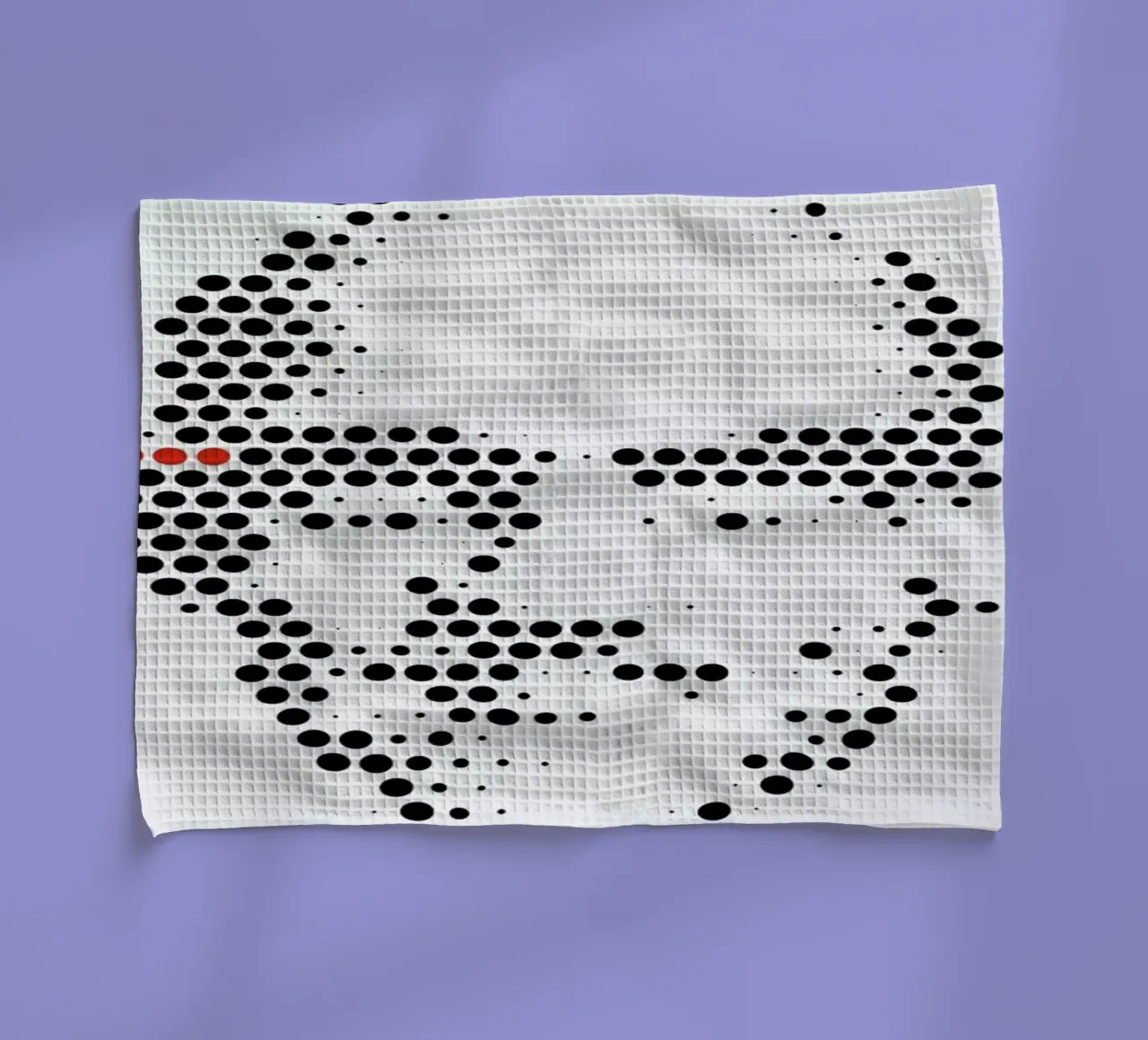 Michel Foucault in Dots canovaccio da cucina da The Sound of Applause