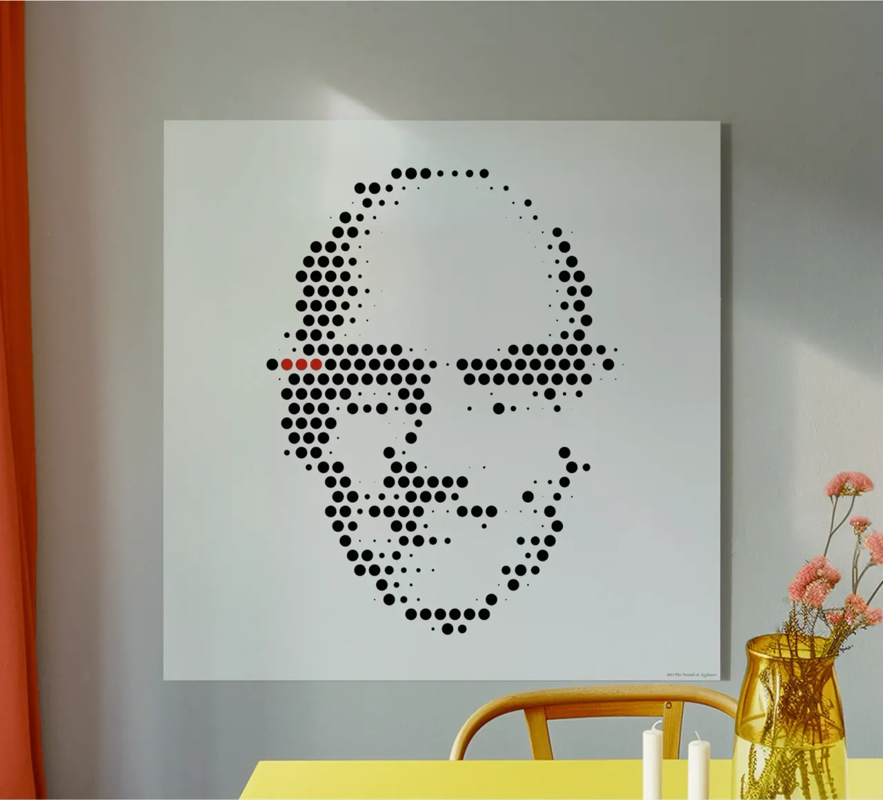 Michel Foucault in Dots plexiglass da The Sound of Applause